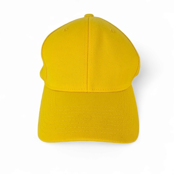 Lids, Flexfit Blank Yellow Cap, Size L-XL, EUC - Picture 1 of 4